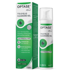Optase® TTO Eyelid Cleansing Gel