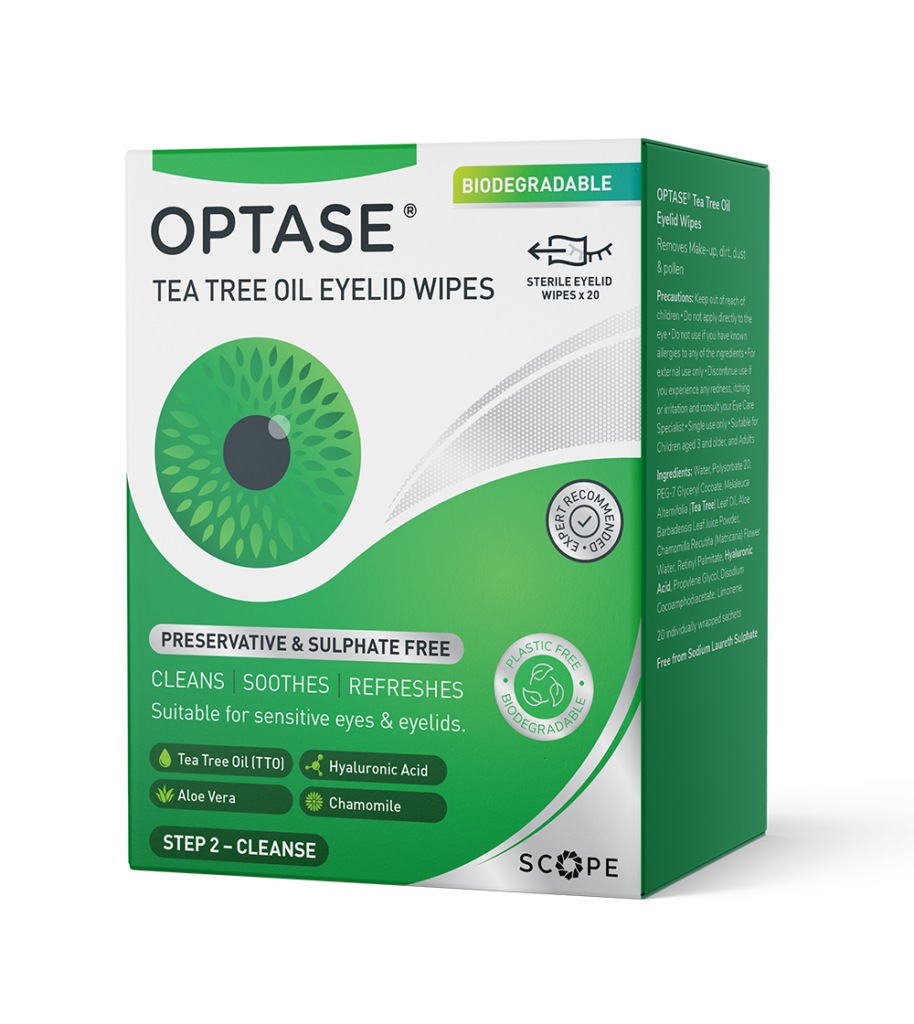 Optase® Tea Tree Oil Eyelid Wipes