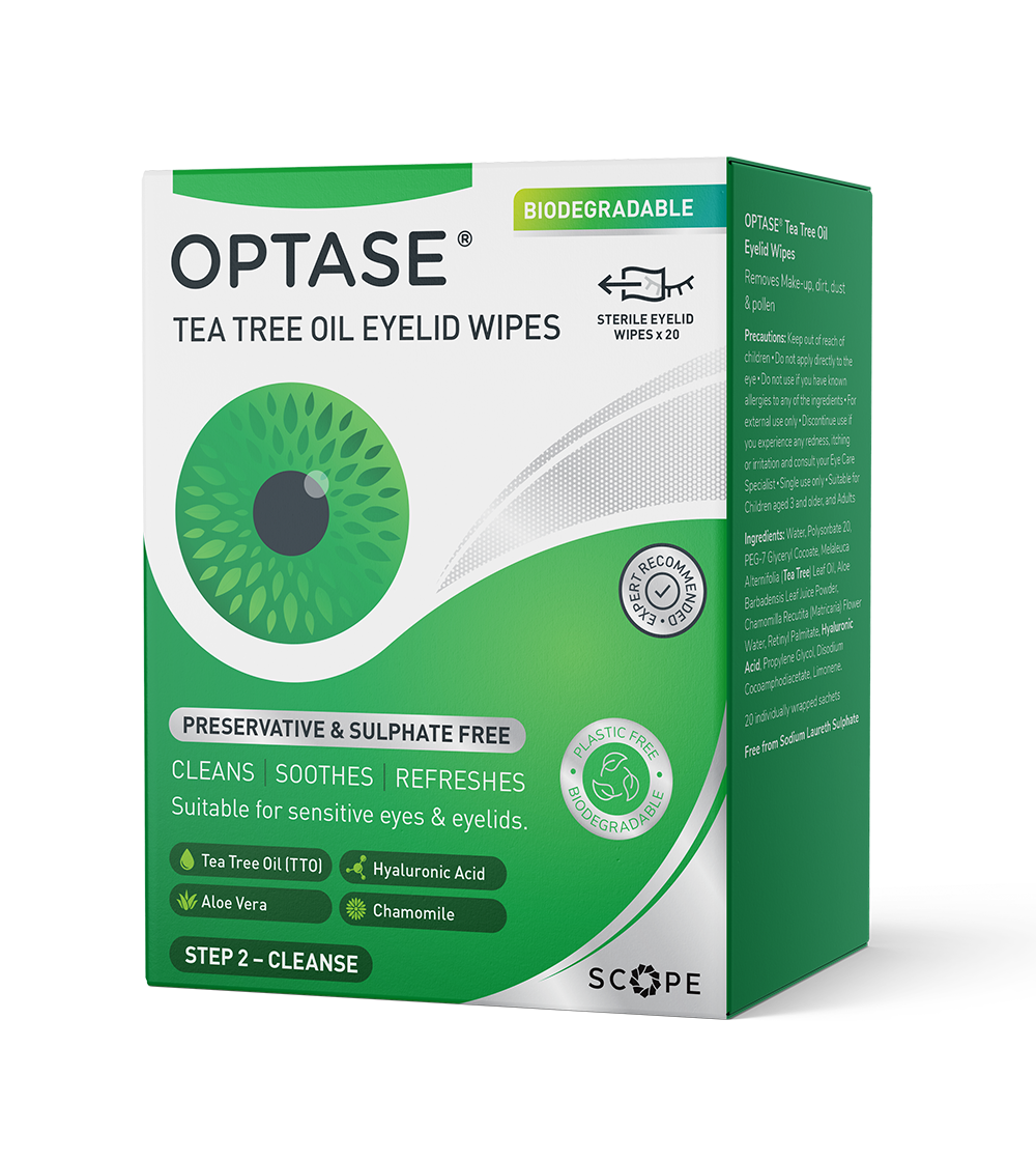 Optase® Tea Tree Oil Eyelid Wipes - Image 1