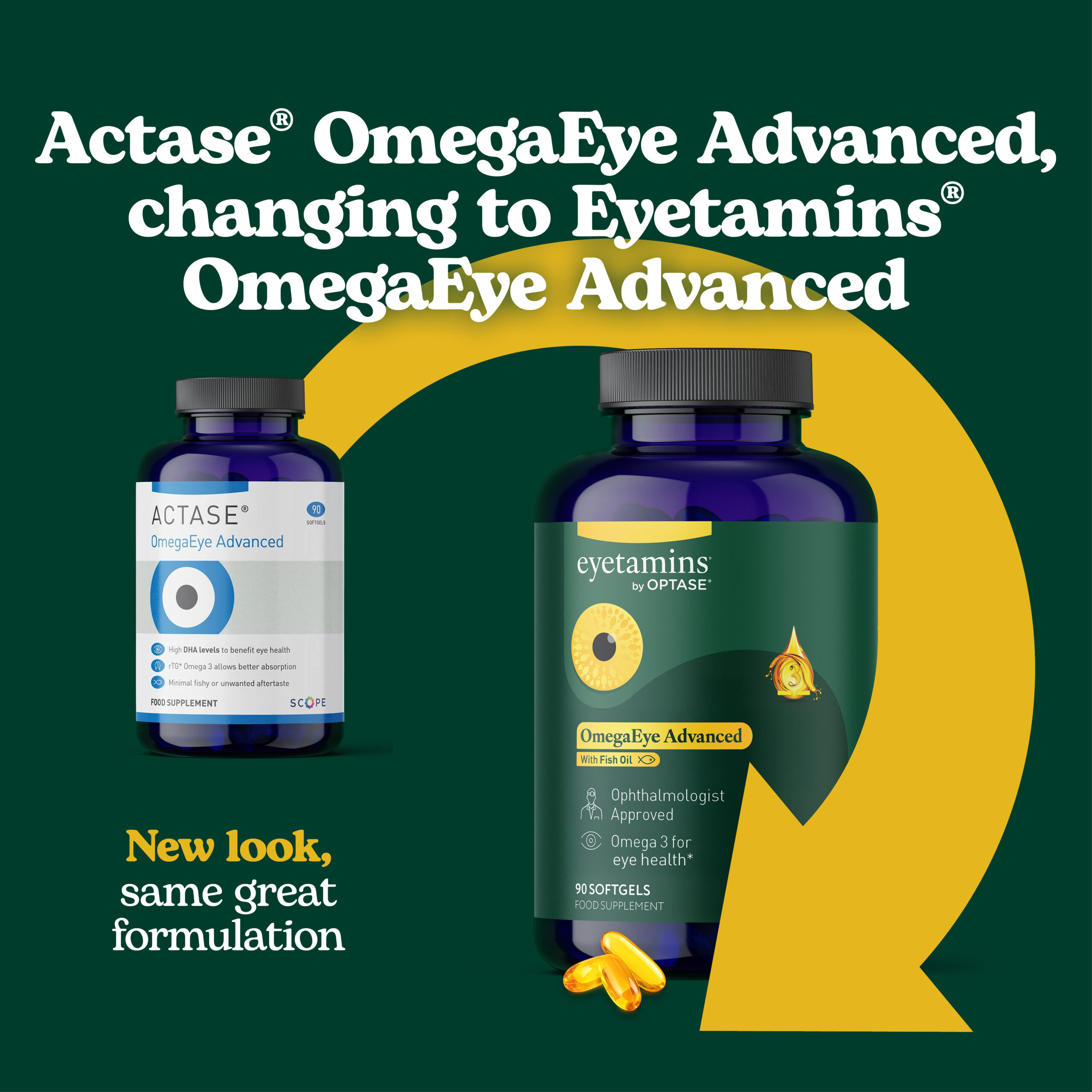 Eyetamins OmegaEye Advanced (formerly Actase OmegaEye Advanced) - Image 1