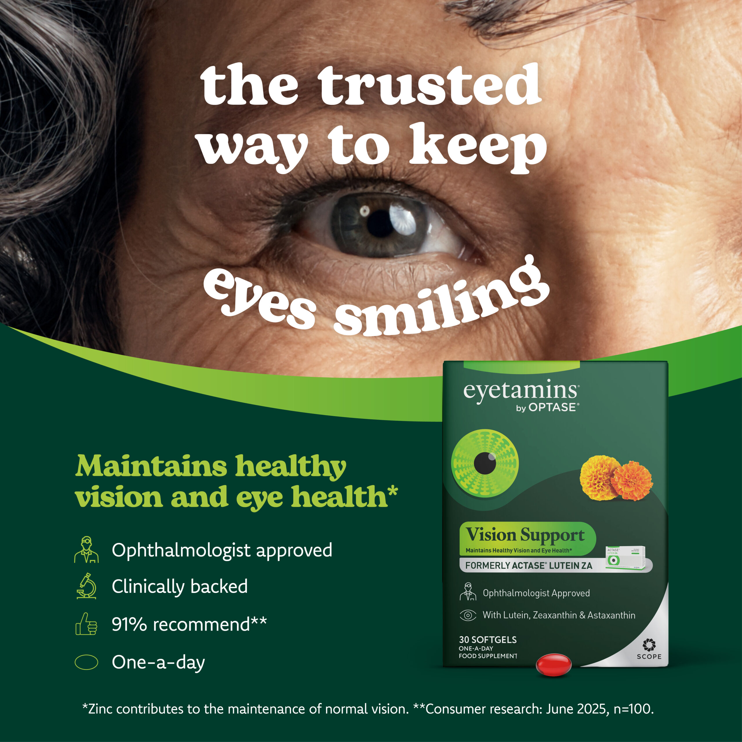 Eyetamins Vision Support (formerly Actase Lutein ZA) - Image 3